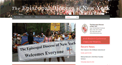 Desktop Screenshot of episcopaldioceseny.org